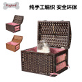 China supplier wholesale wicker pet handle cave for cat